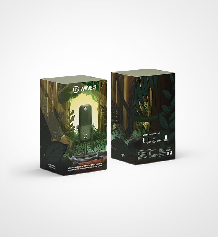 Wave:3 - Forest Green | Microphone & Digital Mixing Solution | Elgato
